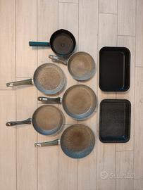 Set 6 padelle antiaderenti tognana + 2 teglie