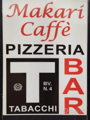 Licenza Tabacchi - Bar - Pizzeria