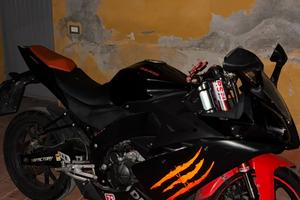 moto 125cc incidentata