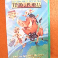 Vhs Videocassetta in giro per il mondo con Timon