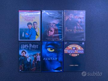6 DVD film: Avatar, Twilight, Harry Potter e altri