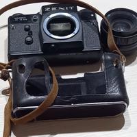 Fotocamera Zenit TTL con Obiettivo Helios 44M f/2
