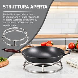 Supporto Wok Pentole Inox 26,5 cm – Nuovo