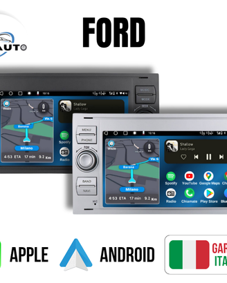 Ford Autoradio Android KIT COMPLETO stereo 2 din