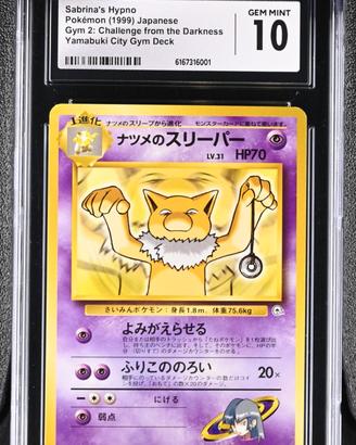 Pokemon Sabrina's Hypno 1999 JP CGC 10 Gem Mint
