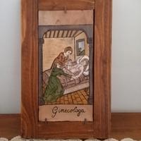 Mattonella antichi mestieri - La Ginecologa