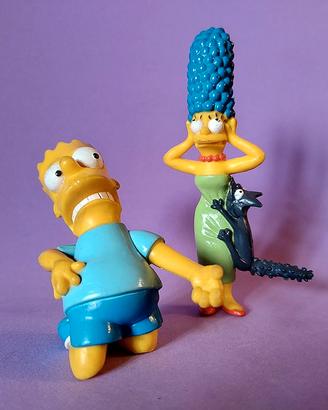 The Simpson, 2 figures Ufficiali 1990, Bart e Marg