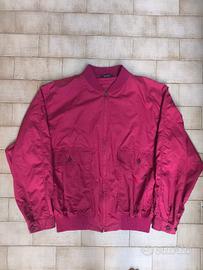 Giacca Bomber Vintage Burberrys – Rosso Lampone / 