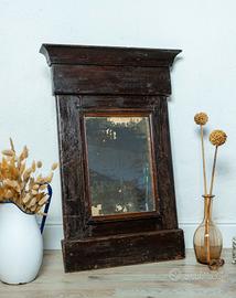 Antico specchio al mercurio 