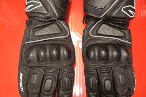 Guanti moto racing in pelle