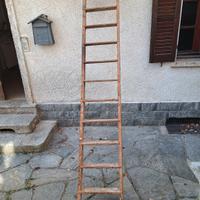 scala lunga legno vintage