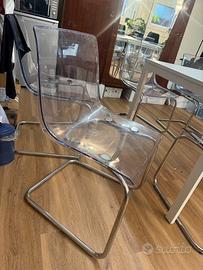 Sedie trasparenti Tobias ikea