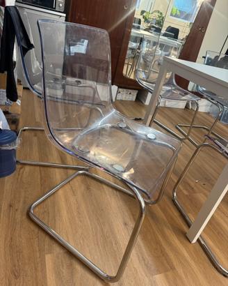 Sedie trasparenti Tobias ikea