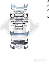 RETROFIT MERCEDES  GLC 45 c253 2016-2019 paraurti