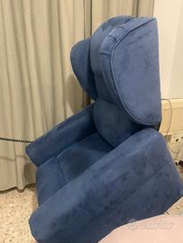 Poltrona sofà elettrica seminuova