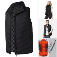 Gilet invernale riscaldato con USB da uomo e donna