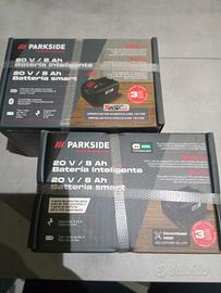 2 pezzi da 8ah parkside 