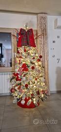 Albero di natale innevato