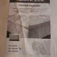 Topper memory Eminflex per materasso 160/190