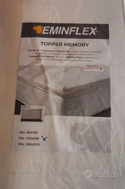 Topper memory Eminflex per materasso 160/190