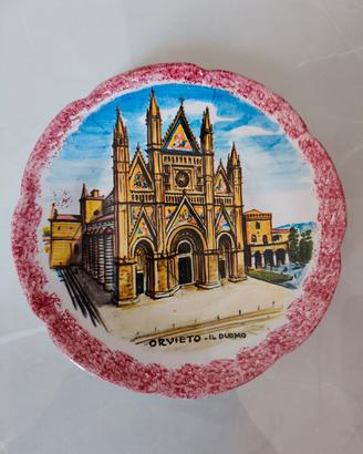 piatto vintage ceramica L.Ar.Ce. Orvieto 