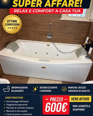 Vasca Jacuzzi idromassaggio