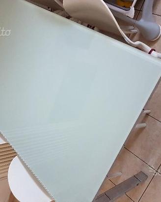 Tavolo in vetro temperato bompiani 120x80