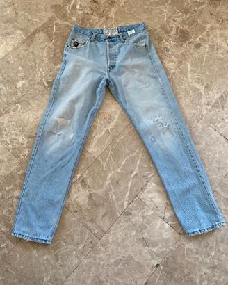 Avirex Jeans 33usa 48ita Blue Denim Cotton