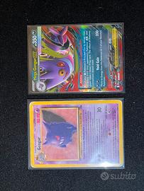 Pokemon Gengar Lotto 2 Carte Mixed Condition ITA
