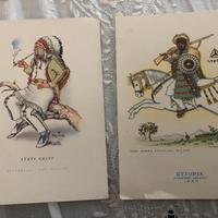 2 cartoline d’epoca Stati Uniti e Etiopia