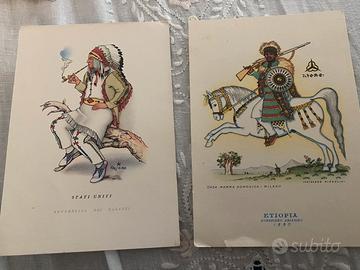 2 cartoline d’epoca Stati Uniti e Etiopia