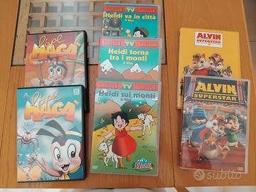 Dvd misti cartoni animati usati