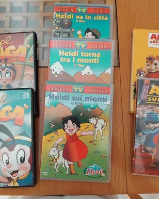 Dvd misti cartoni animati usati