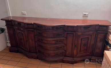 Credenza Noce-Stile Classico Anni 70