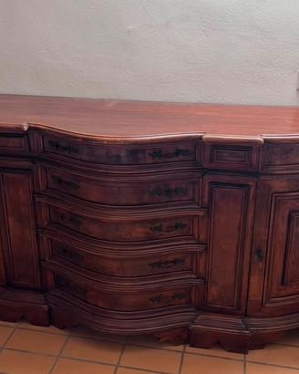 Credenza Noce-Stile Classico Anni 70