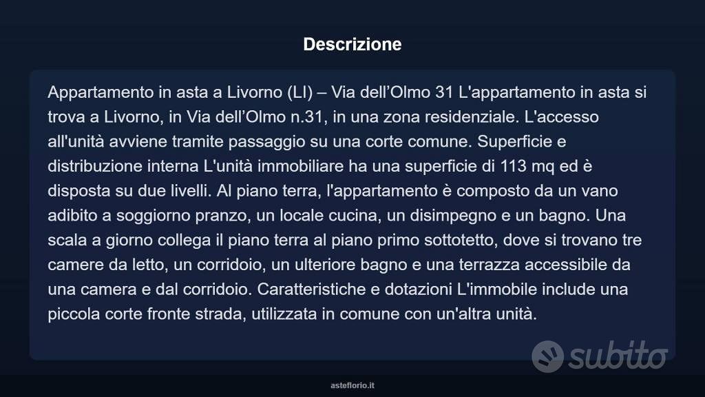 Appartamento – Livorno, Consiglio di Zona 6 - Vista 4