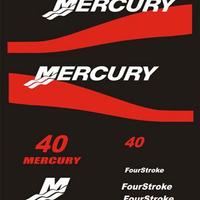 KIT MERCURY 40 HP BANDE ROSSE FOUR STROKE