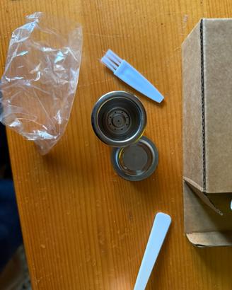 Capsula in acciaio per macchina caffè dolcegusto