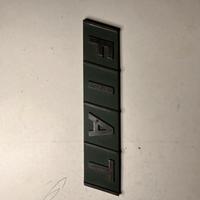 Scritte FIAT + PANDA originali d’epoca in metallo