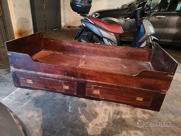 letto in stile nautico inglese