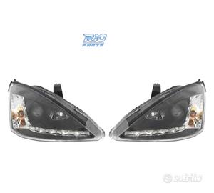 FARI FORD FOCUS 98-01 LUCE DIURNA FONDO NERO