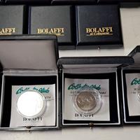LOTTO  MONETE ARGENTO  CON COFANETTO  BOLAFFI