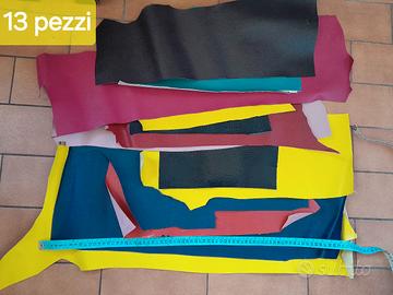 ritagli pelle 13 pezzi
