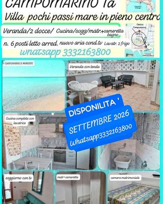 Campomarino villa vicinissima mare in pieno centro