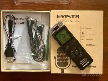 EVISTR V508 8Gb Registratore vocale digitale