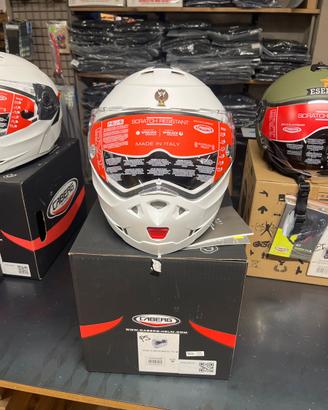 Casco gaberg polizia nuovo taglia m duke x white