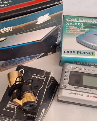 Lotto elettronica vintage  (Panasonic,  Rivelatore
