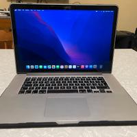 MacBook Pro 15" | intel i7, Ram 16gb, SSD 500gb
