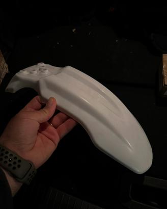 Parafango bianco enduro