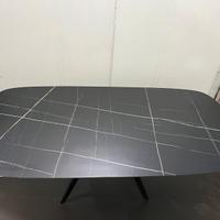 Tavolo fisso a botte 200x100